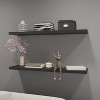 Vynxaria  47.3' Decorative Wall Shelf Set of 2 - Modern Floating Design - 2 of 4