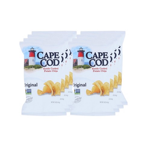 Cape Cod Waves Kettle Cooked Sea Salt Potato Chips, All, 60% OFF