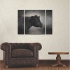 Jai Johnson 'Portrait Of The Black Angus' Multi Panel Art Set Large 3 Piece - 3 of 3