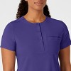 Wink RENEW Women's Mandarin Collar Tuck-In Scrub Top, 4X. - 3 of 4