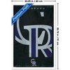 Trends International MLB Colorado Rockies - Logo 25 Framed Wall Poster Prints - 3 of 4