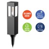 30 Lumens Solar Filament LED Bollard Path Light 6-Pack - 2 of 4