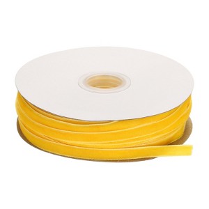Unique Bargains Soft Single Face Spool Silky Velvet Ribbon for Bouquets DIY Gift Craft - 1 of 3