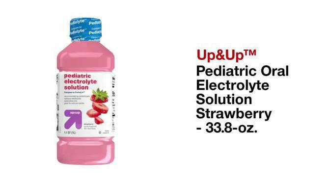 Pediatric Oral Electrolyte Solution Strawberry - 33.8 fl oz - up &#38; up&#8482;, 2 of 10, play video