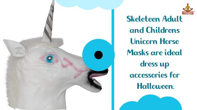 Skeleteen Unicorn Costume Head, 2 of 5, play video