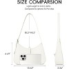 CLUCI Shoulder Bag for Women, Purses for Women, Handbag Hobo Bags Vegan Leather Crossbody Purse with Adjustable Strap - 3 of 3