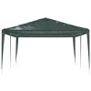 vidaXL Professional Green Party Tent - UV- and Water-Resistant Polyethylene Material - Durable Rust-Resistant Steel Frame - 13.1'x19.7'x9 - 3 of 4
