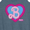 Women's - Barbie - Heart Crest Graphic Racerback Tank - 2 of 4