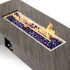 Mondawe 54 Inch Iron Modern Propane Fire Table With Stainless Steel Burner & Waterproof Cover - 2 of 4
