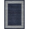 Modern Geometric Bordered Area Rug – Washable, Foldable, Stain-Resistant, Easy to Clean, Non-Slip for Living Room & Bedroom - 2 of 4