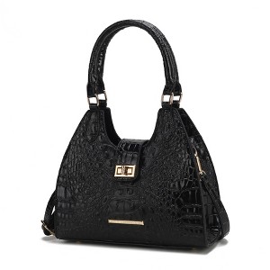 MKF Collection Ava Women's Tote Faux Crocodile Embossed Vegan Leather Handbag by Mia K - 1 of 4