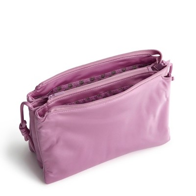 Vera Bradley Women's Nylon Foxbury Crossbody Bag Smoky Grape — фото 3