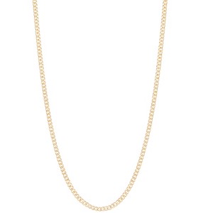 Giorgio Di Vicenza Gold-Filled Men's 4.2mm Flat Curb Necklace - 1 of 2