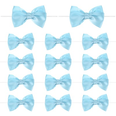 Unique Bargains Polyester Craft DIY Decorative Ribbon Twist Tie Bows 2.4x2.8" 12 Pcs