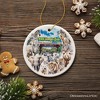 Artistic San Diego Zoo Classic Handcrafted Ornament, California State Ceramic Souvenir and Tree Decor| OrnamentallyYou - 4 of 4