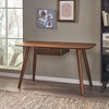 Functional Office Desk With 1 Drawer, Modern Simple Workstation Business Furniture For Home Office Dining Room Living Room Study Rooms Decoration - 3 of 4