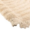 Lavish Home 2-Piece Round Cotton Bath Mat Set - 3 of 4