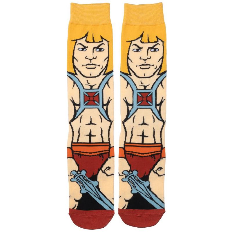 He-Man Masters of the Universe Casual 360 Character Crew Socks for Men, 2 of 4