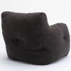 UPHA 010-Soft Velvet Fabric Bean Bag Chair Filled With Memory Sponge - 4 of 4