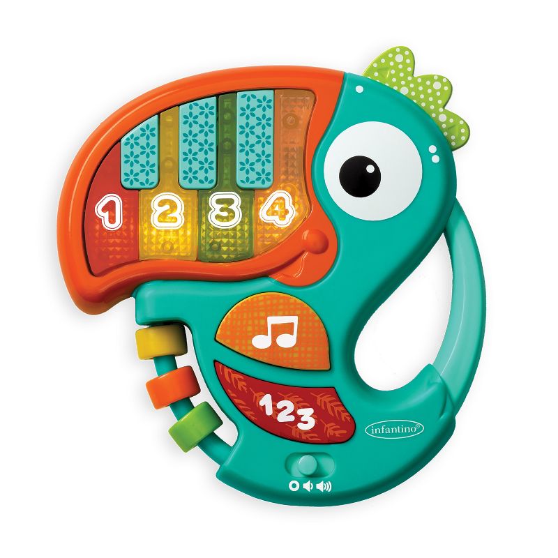Infantino Go gaga! Piano &#38; Numbers Learning Toucan, 1 of 12