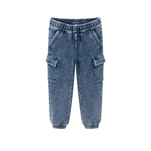 Andy & Evan  Kids  Faux Denim French Terry Jogger - 1 of 4