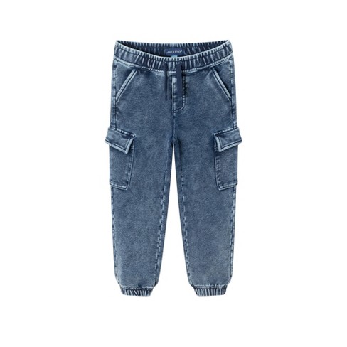 Andy & Evan  Kids  Faux Denim French Terry Jogger - image 1 of 4