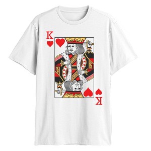 Men's Lost Gods Standard Queen Of Hearts T-Shirt - 1 of 4