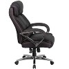 Flash Furniture HERCULES Series Big & Tall 500 lb. Rated Black LeatherSoft Executive Swivel Ergonomic Office Chair with Chrome Base and Arms - 3 of 4