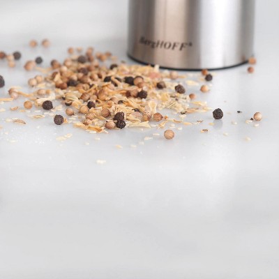 BergHOFF Duo Stainless Steel and Acrylic Salt & Pepper Mill