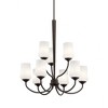 Kichler Lighting Aubrey 9 - Light Chandelier in  Olde Bronze - 4 of 4