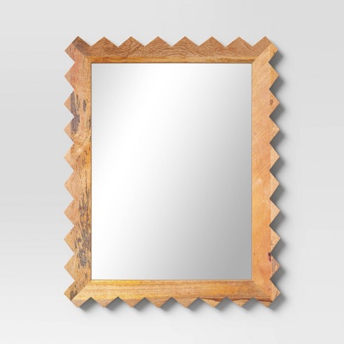 Wood Wall Mirror - Threshold™ - image 1 of 3