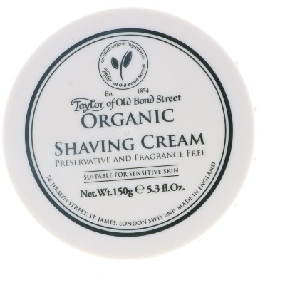 Taylor of Old Bond Street Shaving Cream Bowl, Organic, 5.3 oz