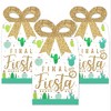 Big Dot of Happiness Final Fiesta - Square Favor Gift Boxes - Last Fiesta Bachelorette Party Bow Boxes - Set of 12 - 2 of 4