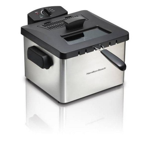 Hamilton Beach Electric Deep Fryer, Cool Touch Sides Easy to Clean