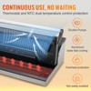 VEVOR Vacuum Sealer Machine, 95Kpa 350W Powerful Dual Pump and Dual Sealing, with Built-in Cutter, with Seal Bag and External Hose,Silver - 4 of 4