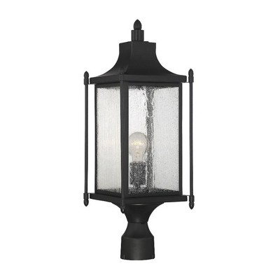 Savoy House Dunnmore 1 - Light Post Light in  Black