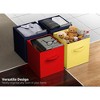 Sorbus 6 Pack 13 Inch Foldable Storage Cubes with Handles- for Organizing Home, Shelves, Nursery, Playroom, Closet and More - 4 of 4