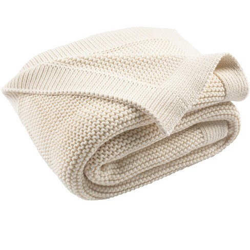 Snug Knit Throw Blanket Natural 50 X 60 Safavieh Target