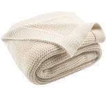 Snug Knit Throw Blanket - Natural - 50" x 60" - Safavieh