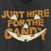 Women's Lost Gods Halloween Just Here for the Candy Jack-O'-Lantern Racerback Tank Top - 2 of 4