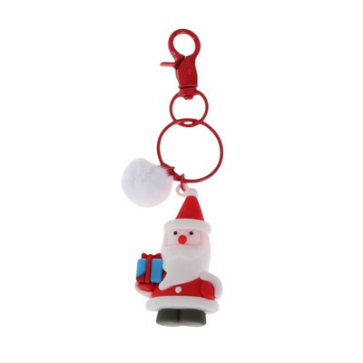 Unique Bargains Christmas Keychain with Lobster Clasp PVC 1 Pc