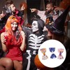 Unique Bargains Women's Halloween Print Duckbill Clip 3 Pcs - 3 of 4