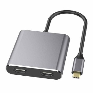 Sanoxy USB C Dock Station Hub to 2 Port Hdmi Adapter Cable - 1 of 3