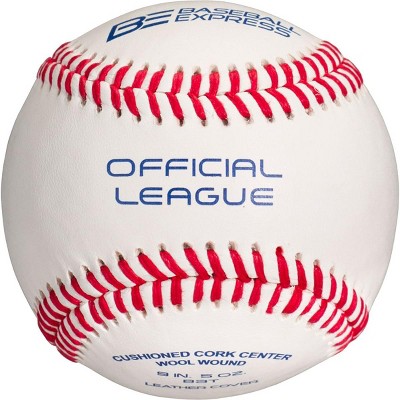 Baseball Express 12 Pk Official League Baseball, 9 Inch 5oz Leather Game or Practice Baseballs