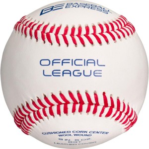 Baseball Express 12 Pk Official League Baseball, 9 Inch 5oz Leather Game or Practice Baseballs - 1 of 4