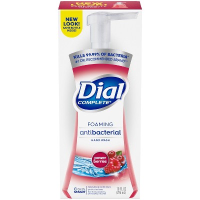 Dial Complete Antibacterial Foaming Hand Wash - Power Berries - 10 fl oz