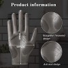JDICTION 2-Pack Reusable Epoxy Gloves - Black & Blue Silicone Hand Protectors for Resin Crafts & Jewelry Making - 2 of 4