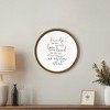 Creative Products Love and Be Loved 20 x 20 Round Brown Framed Print - 4 of 4