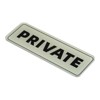Unique Bargains Acrylic Self-Adhesive Wall Mounting Decor Home Door Private Sign - 3 of 4