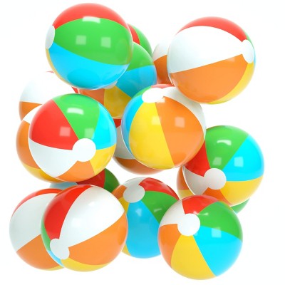 12 Panel Beach Ball - Pack of 12, 1 - Fry's Food Stores